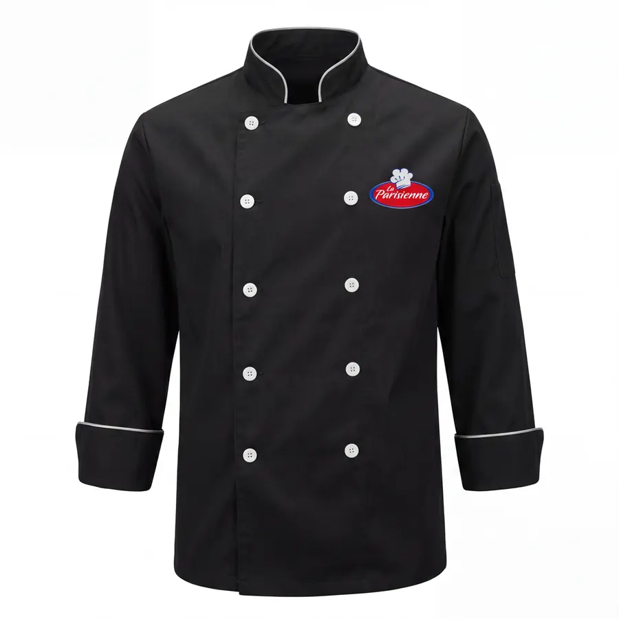 Filipina de cocina en tela drill con logo